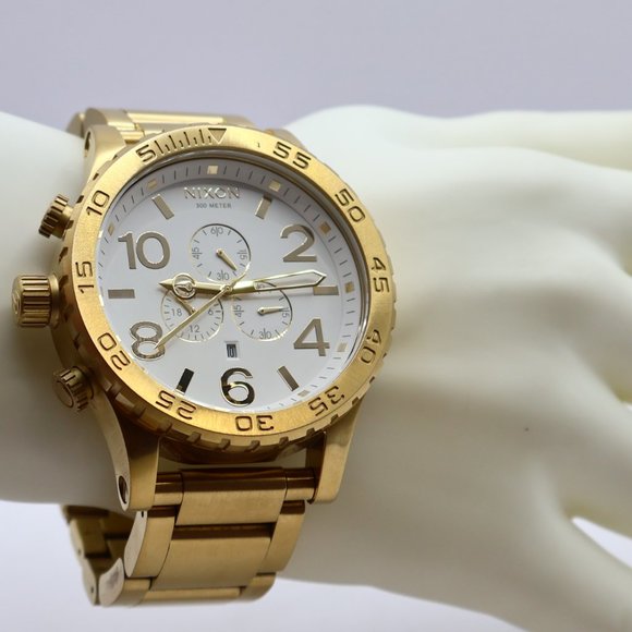 NIXON- Gorgeous 51-30 Goldielocks! SO FRESH NWOT- Full Set - Extra Links & Sexy! - Picture 15 of 15